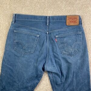 Levis‎ 501 Original Straight Fit Blue Jeans Mens 36x34 Button Fly Denim Pants
